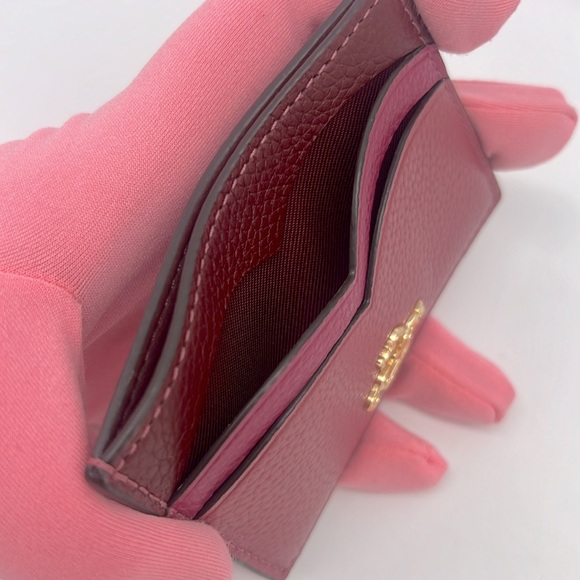 Coach Heart Card Case Rouge Multi - Picture 10 of 13